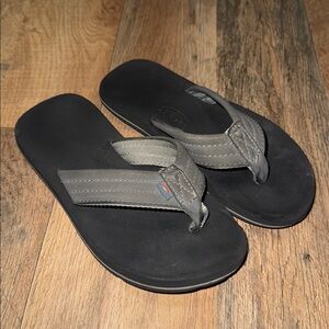 Rainbow Gray Flip Flops Size 13/1